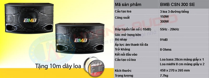Loa BMB cao cấp gía rẻ thông tin 9 dòng loa karaoke chính hãng