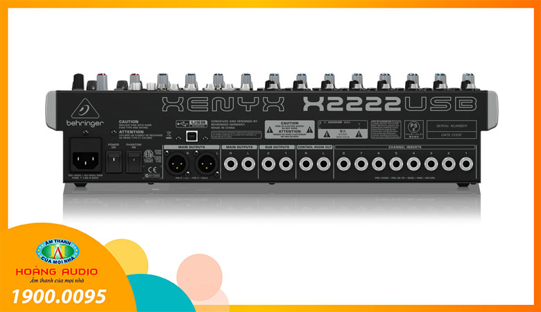  Mixer Behringer X-2222 USB - 2
