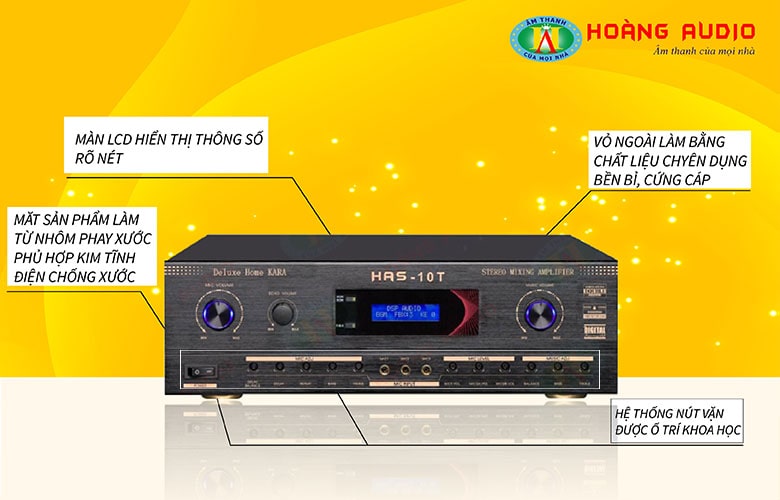Amply karaoke HAS 10T Deluxe Home Kara-2