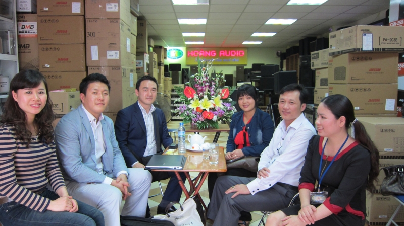Hoàng Audio gặp gỡ doanh nghiệp Hàn Quốc