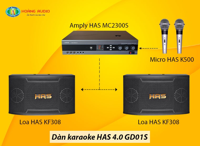 Bộ dàn karaoke HAS 4.0 GD01