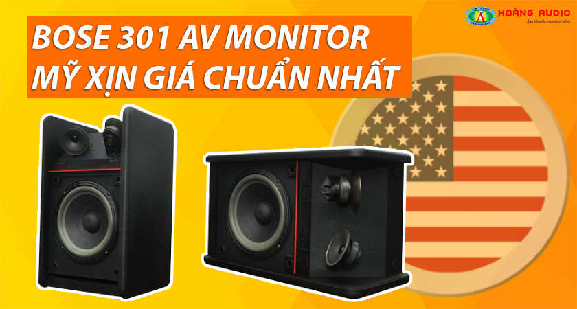 Loa hát karaoke gia đình hay Loa Bose 301 AV Monitor Mỹ xịn giá chuẩn nhất