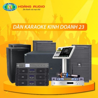 Dàn karaoke kinh doanh KD23