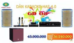 Dàn karaoke gia đình HAS 4.0 [P3- 03 Mẫu Dàn karaoke 2019]