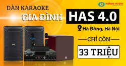 Bộ dàn karaoke gia đình anh Đức - KĐT La Khê - Hà Đông