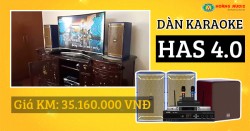 Bộ dàn karaoke gia đình anh Huy