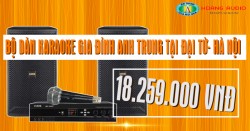 Bộ dàn karaoke gia đình anh Trung tại Đại Từ, Đại Kim, Hà Nội