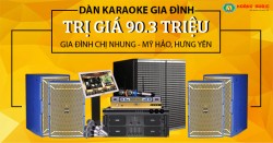 Bộ dàn karaoke gia đình cao cấp lắp đặt cho chị Nhung - Hưng Yên