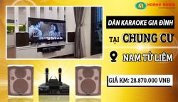 Công trình dàn karaoke chung cư của gia đình anh Tần - Nam Từ Liêm