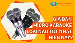 Gía bán micro karaoke loại nào tốt nhất hiện nay
