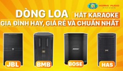 Dòng loa hát karaoke gia đình hay, giá rẻ và chuẩn nhất