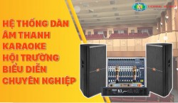Hệ thống dàn âm thanh karaoke hội trường biểu diễn chuyên nghiệp