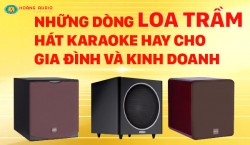 Những dòng Loa trầm hát Karaoke hay cho gia đình và kinh doanh