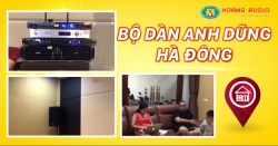 Bộ dàn karaoke gia đình của Anh Dũng tại Hà Đông