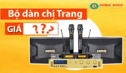 Bộ dàn karaoke giá rẻ cực hay chỉ 20 triệu đồng của chị Trang tại Aquabay, Ecopark