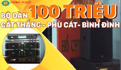 Công trình dàn karaoke 4 Acoustic chuyên nghiệp tại UBND xã Cát Thắng - Phù Cát - Bình Định