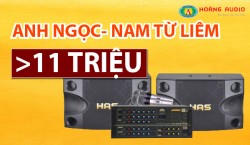 Lắp bộ dàn karaoke giá rẻ cho gia đình anh Ngọc - Nam Từ Liêm