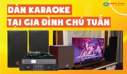 Lắp đặt bộ dàn karaoke 42 triệu cực hay cho chú Tuấn - Linh Đàm