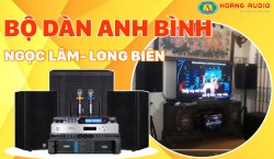 Lắp đăt bộ dàn karaoke 4 Acoustic cao cấp cho gia đình Anh Bình - Ngọc Lâm - Long Biên