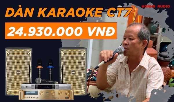 Dàn karaoke chuyên nghiệp loa nhỏ cho gia đình Chị Trang - Thanh Xuân Bắc