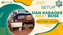 Bộ karaoke Bose đúng chuẩn của gia đình Anh Tuấn - Từ Liêm