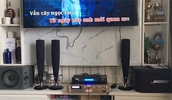 Setup dàn karaoke Bose kết hợp HAS cho gia đình chị Hương - Greenbay - HN